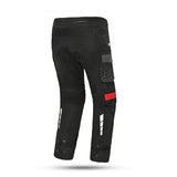 BELA CROSSROAD EXTREME WP 3 IN 1 PANTALON DE MOTO HOMBRE NEGRO ANTHRA ROJO