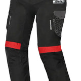 BELA CROSSROAD EXTREME WP 3 IN 1 PANTALON DE MOTO HOMBRE NEGRO ANTHRA ROJO