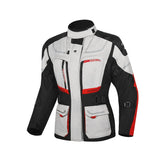 BELA TRANSFORMER CHAQUETA DE MOTO MUJER HIELO ROJO NEGRO