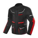 BELA TRANSFORMER 3IN1 TEXTILE JAQUETE DE MOTO HOMES NEGRO ROJO