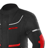 BELA TRANSFORMER 3IN1 TEXTILE JAQUETE DE MOTO HOMES NEGRO ROJO
