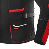 BELA TRANSFORMER 3IN1 TEXTILE JAQUETE DE MOTO HOMES NEGRO ROJO
