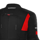 BELA TRANSFORMER 3IN1 TEXTILE JAQUETE DE MOTO HOMES NEGRO ROJO