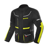 BELA TRANSFORMER 3IN1 TEXTILE JAQUETE DE MOTO HOMES NEGRO AMARILLO FLOUR