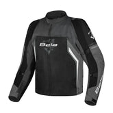 BELA CORDANIEL TEXTIL JAQUETE DE MOTO HOMES NEGRE GRIS FOSC