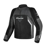 BELA CORDANIEL TEXTIL JAQUETE DE MOTO HOMES NEGRE GRIS FOSC