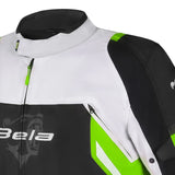BELA CORDANIEL CHAQUETA DI MOTO HOMBRE NEGRO HIELO VARDE FLOU