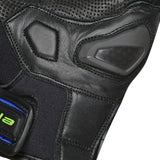 BELA DARING TEXTILE GUANTS DE MOTO HOMES BLAU GROC NEGRE