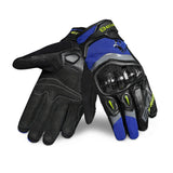 BELA DARING TEXTILE GUANTS DE MOTO HOMES BLAU GROC NEGRE