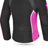 BELA ELANUR CHAQUETA DE MOTO MUJER NEGRO ANTRACITA ROSA