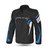 BELA HIGHLAND JAQUETE DE MOTO HOMES NEGRO AZUL
