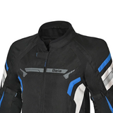 BELA HIGHLAND CHAQUETA DE MOTO HOMBRE NEGRO AZUL