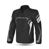BELA HIGHLAND CHAQUETA DE MOTO HOMBRE NEGRO HEILO GRIS