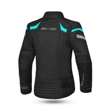 BELA HIGHLAND JAQUETE TEXTIL DONA NEGRE TURQUESA