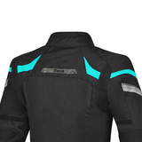 BELA HIGHLAND JAQUETE TEXTIL DONA NEGRE TURQUESA