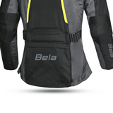 BELA HURRICANE 3 IN 1 CHAQUETA DE MOTO MUJER NEGRO AMARILLO