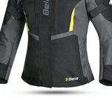 BELA HURRICANE 3 IN 1 CHAQUETA DE MOTO MUJER NEGRO AMARILLO