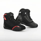 BELA KIVA CUIR URBAN BOTA DE MOTO HOME NEGRE VERMELL