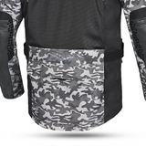 BELA ONSAKER CHAQUETA DE MOTO HOMBRE TEXTIL CAMO NEGRO AZUL