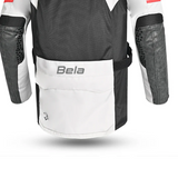BELA ONSAKER CHAQUETA DE MOTO HOMBRE TEXTIL HIELO NEGRO ROJO