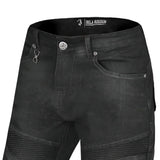 BELA ROSEKIN JEANS DE MOTO MUJER NEGRO SPRAY