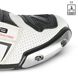 BELA SPEEDO 2.0 BOTAS DE MOTO PIEL NEGRO BLANCO
