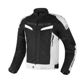 BELA SPRINTER CHAQUETA DE MOTO TEXTIL HOMBRE NEGRO PLATEADO