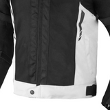 BELA SPRINTER CHAQUETA DE MOTO TEXTIL HOMBRE NEGRO PLATEADO