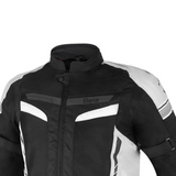 BELA SPRINTER CHAQUETA DE MOTO TEXTIL HOMBRE NEGRO PLATEADO