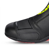 BELA STRIP CUIR BOTAS DE MOTO DE GIRA NEGRE GROC FLOUR