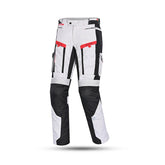 BELA TRANSFORMER TEXTILE PANTALON DE MOTO HOMES GRIS NEGRE VERMELL