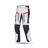 BELA - Pantaló tèxtil Transformer gris/negre/vermell