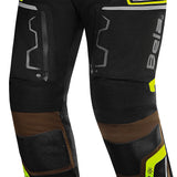 BELA WATSON PANTALON DE MOTO HOMES NEGRE MARRO GROC