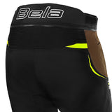 BELA WATSON PANTALON DE MOTO HOMES NEGRE MARRO GROC