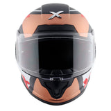 AXOR SABER X SPORTS CASCO NEGRO MATTE NARANJA