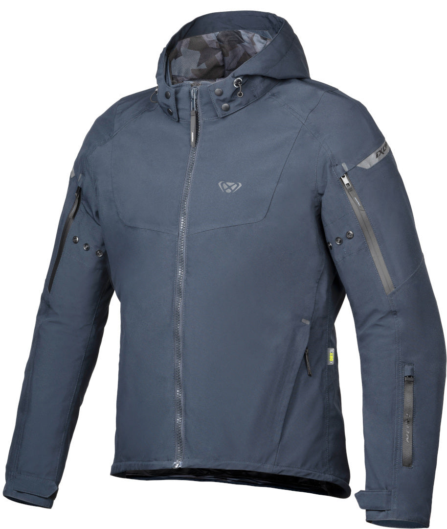 IXON BURNING Hombre Moto Textil Chaqueta Azul Marino