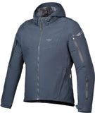 IXON BURNING Hombre Moto Textil Chaqueta Azul Marino