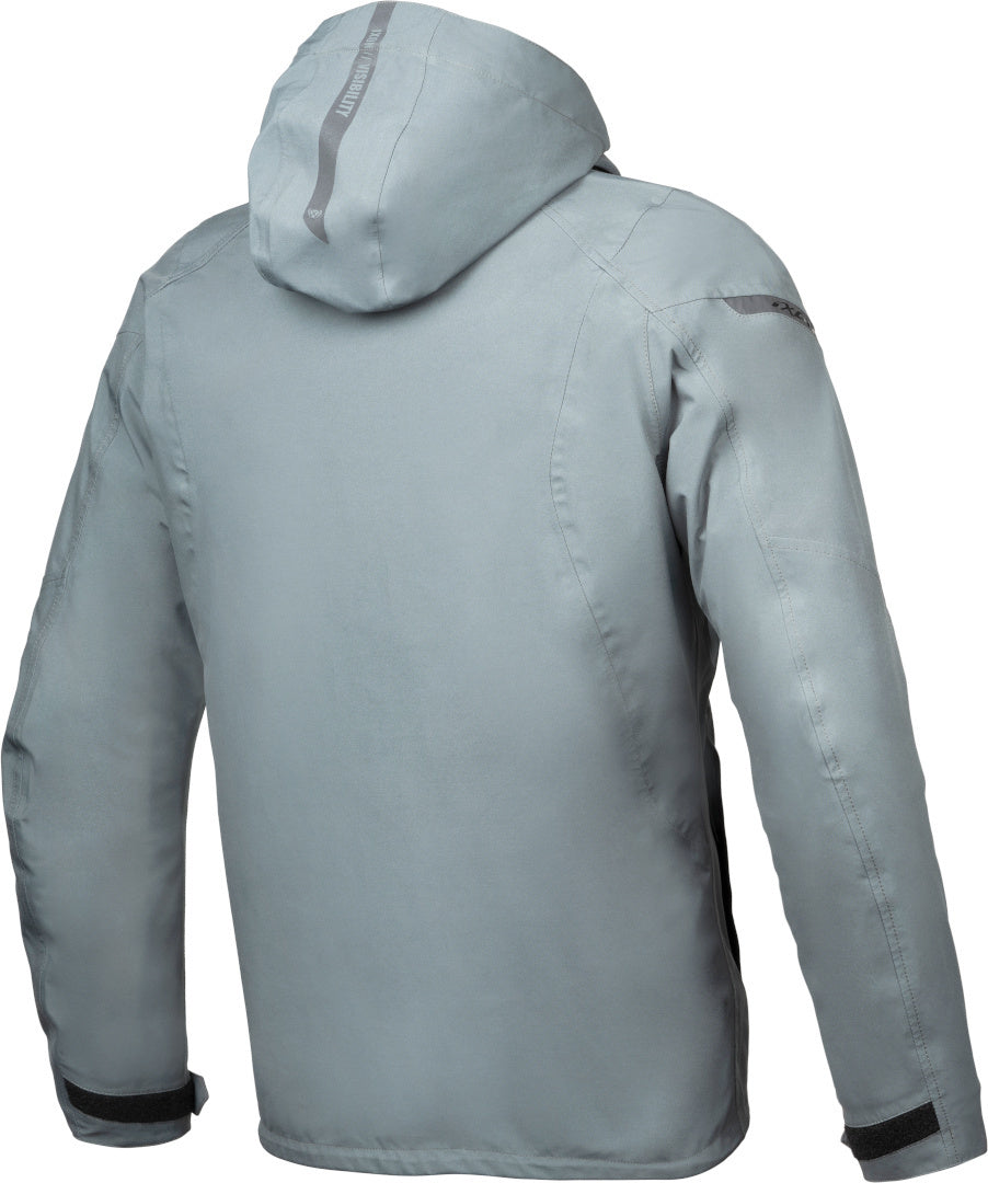 IXON BURNING Hombre Moto Textil Chaqueta Táctica Verde