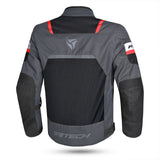 R-TECH - Chaqueta Textil Spiral Mesh Antracita/Negro/Rojo - SECURTEX MOTOR S.L (t/a MaximoMoto)