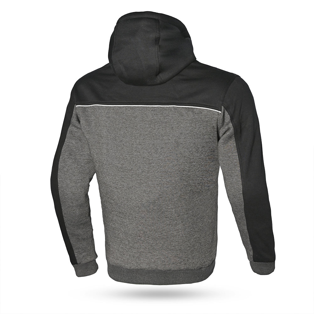 R-TECH - SUDADERA TEXTIL SUSPENTION HODDY NEGRA/GRIS - SECURTEX MOTOR S.L (t/a MaximoMoto)