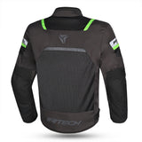R-TECH SPIRAL MESH JAQUETES DE MOTO HOMES FANG NEGRE VERD