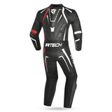 R-TECH DEFENDER GP 1 PC MONO DE MOTO NEGRE BLANC VERMELL