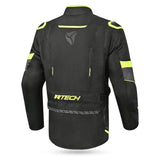R-TECH Chaqueta Textil Knight Rider (Long) Negro/Antracita/Amarillo - SECURTEX MOTOR S.L (t/a MaximoMoto)