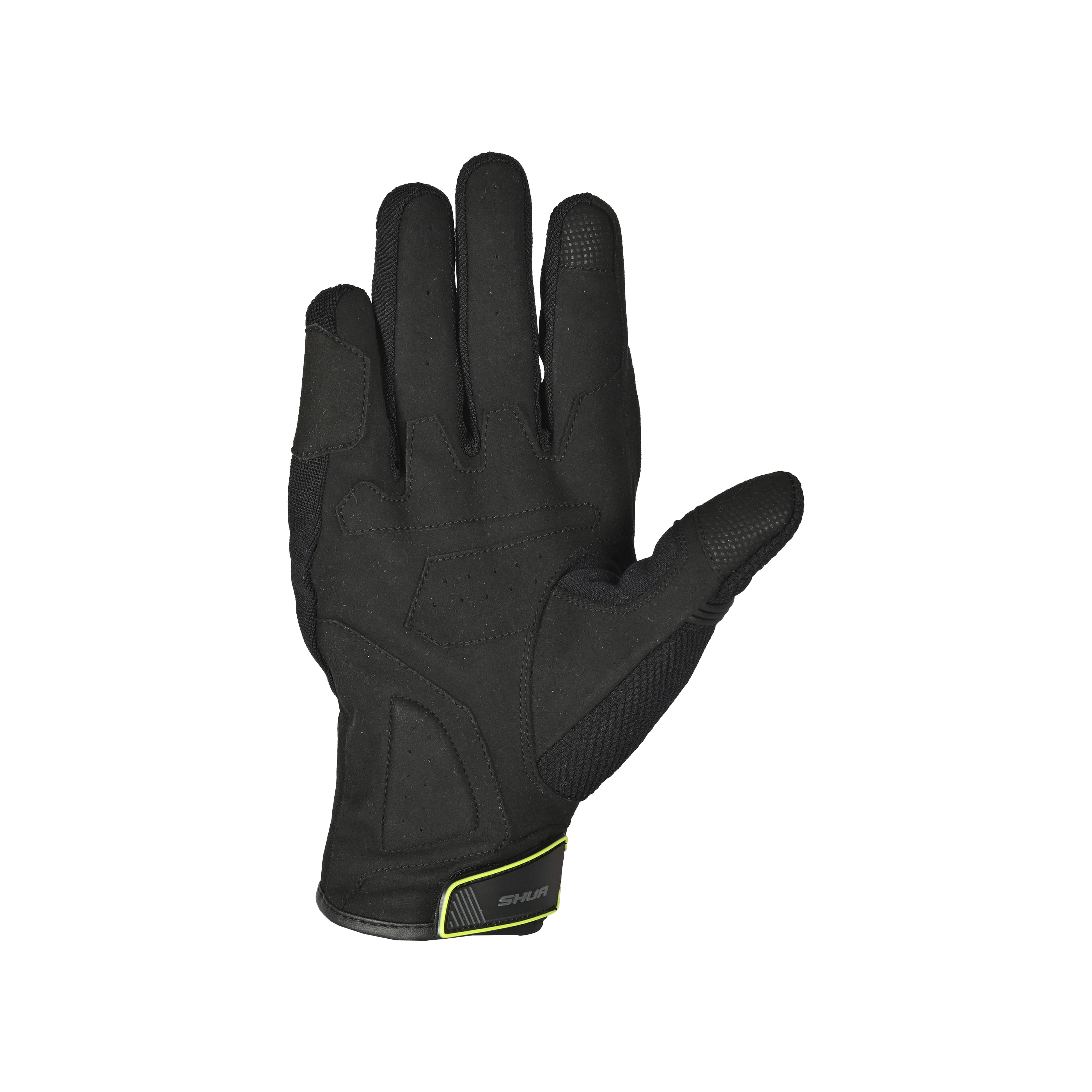 Shua - Sea Breeze Guantes Nero/F.Amarillo-GUANTES-Maximo Moto