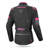R-TECH Chaqueta Textil Knight Rider (Long) Negro/Fuschia) - SECURTEX MOTOR S.L (t/a MaximoMoto)