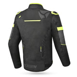 R-TECH Chaqueta Textil Knight Rider (Short) Negro/Antracita/Amarillo - SECURTEX MOTOR S.L (t/a MaximoMoto)