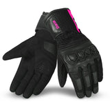 BELA TWIX TEXTILE GUANTS DE MOTO SENYORA NEGRE ROSA