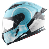 AXOR HUNTER SPEAR CASCO INTEGRAL DE MOTOCICLETA AZUL