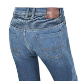 R-TECH VALENCIA DONA DENIM PANTALON TEXAN BLAU HALF BODY SPRAY