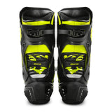 BELA SPEEDO 2.0 CUIR CARRERES BOTES DE MOTO NEGRE F GROC